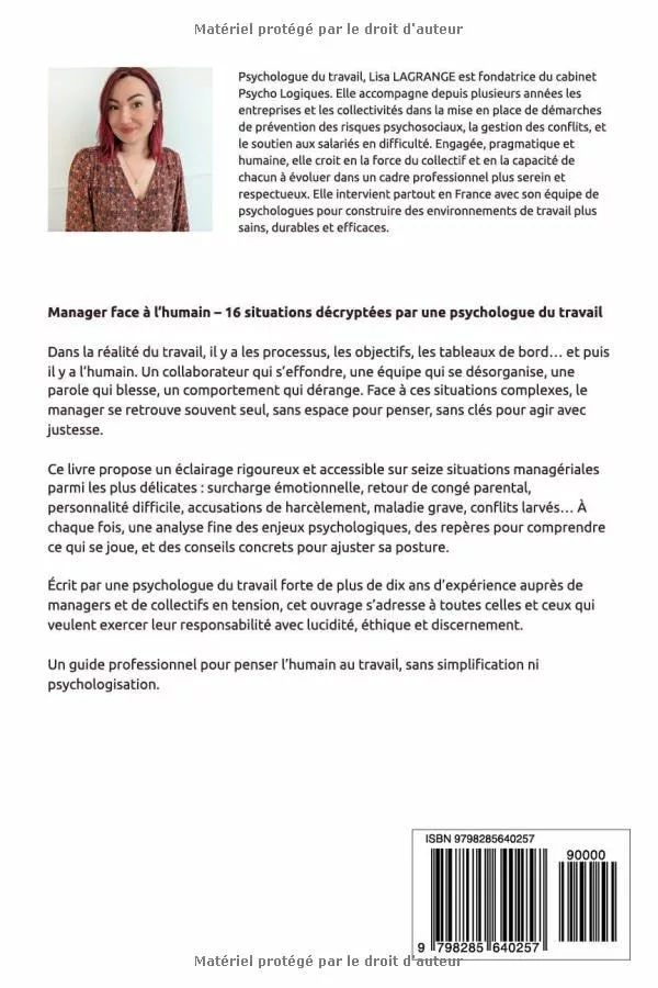 Verso du livre
